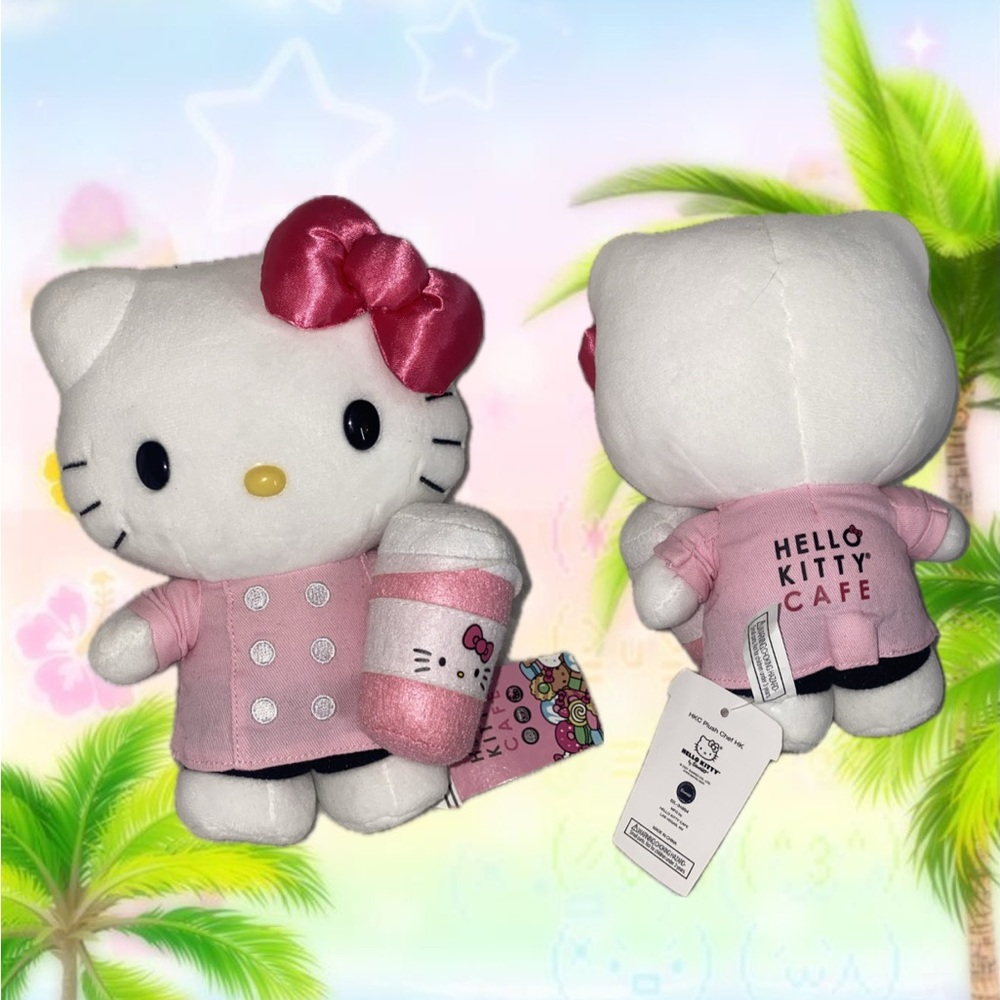 Hello Kitty Cafe pink plush